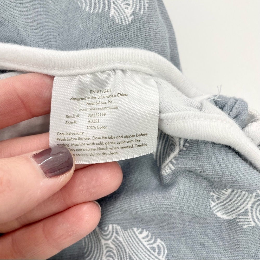 Aden + Anais Gender Neutral Swaddle Bundle (2) Soft easy baby sleep blanket 0-3‎ - Picture 13 of 15
